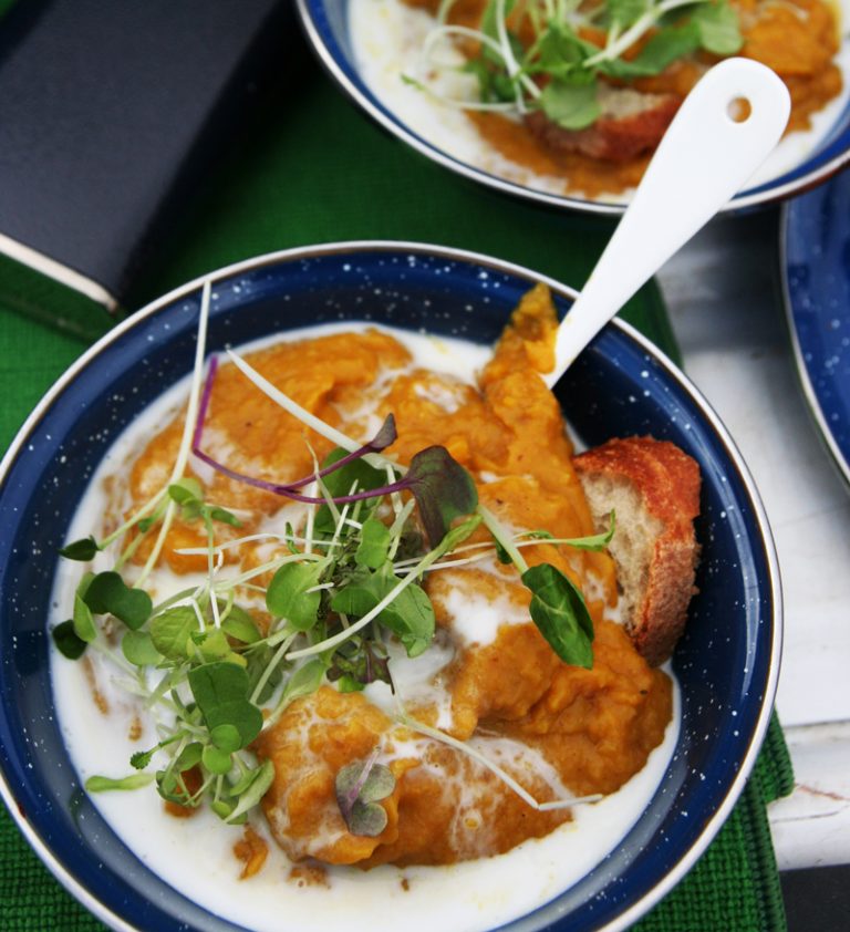 Curried Yellow Split Pea Soup