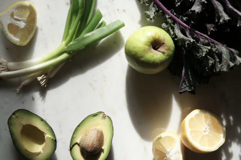 Green Apple + Avocado Kale Salad