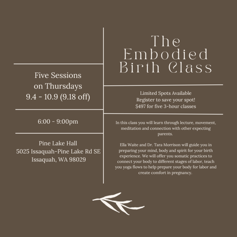 Childbirth Education Issaquah