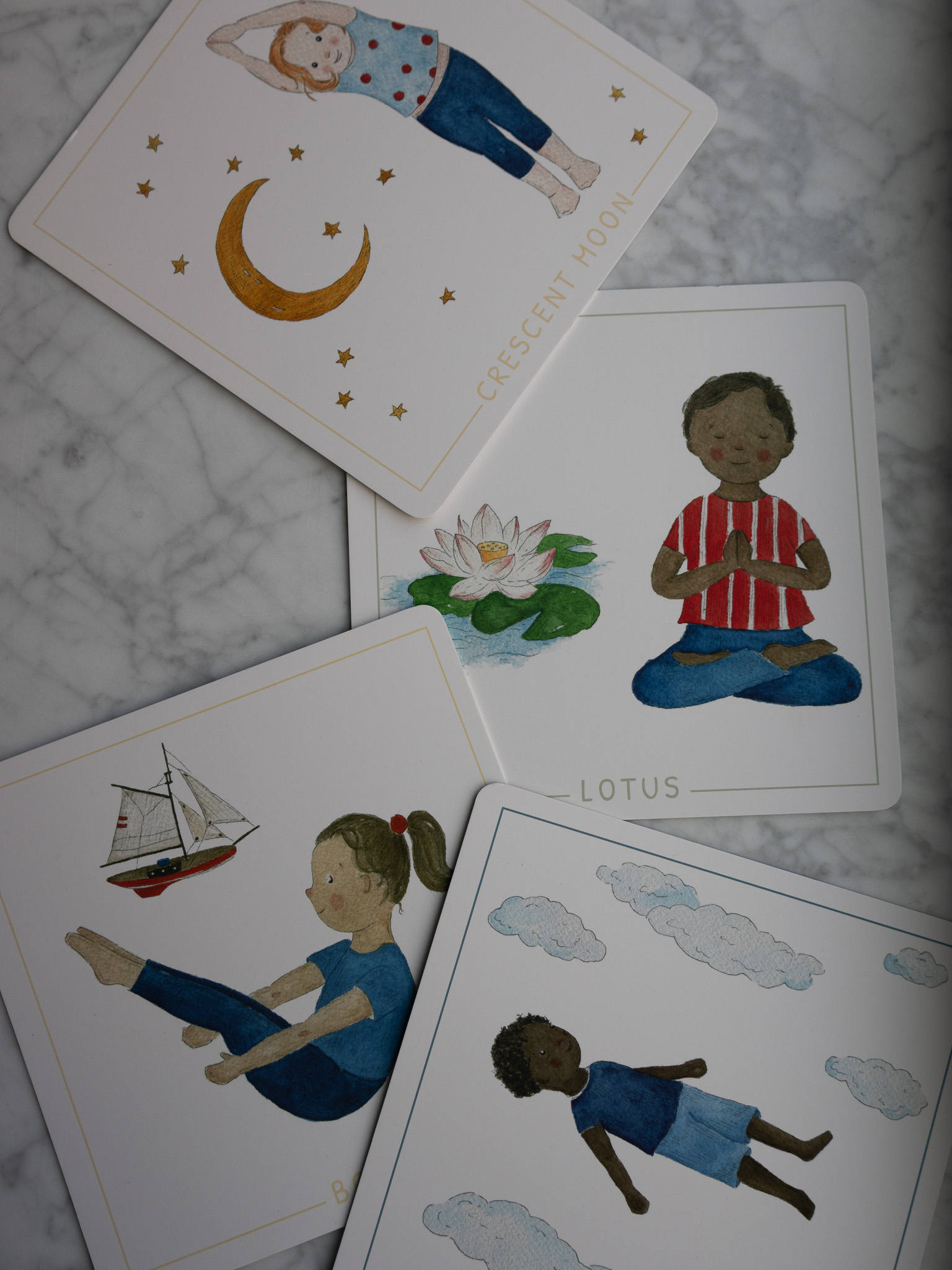 Mindful & Co Kids Yoga Cards deck